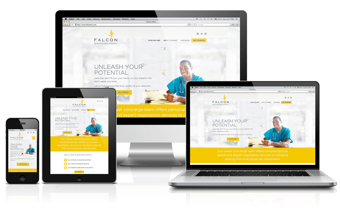The website design for a medical practice, featuring Choose My Site Digital Marketing and aligning with data-driven online marketing solutions.